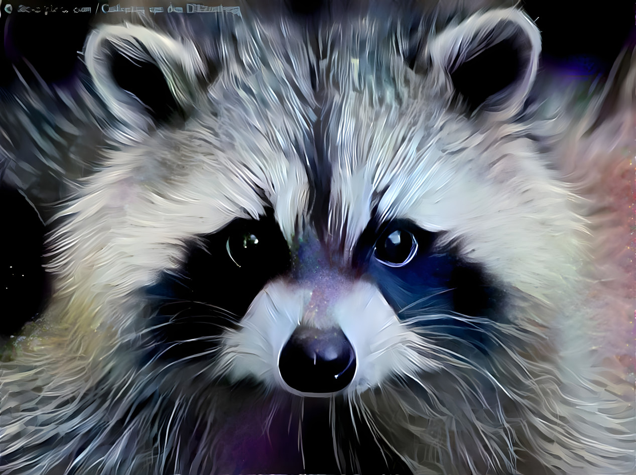 Silver raccoon