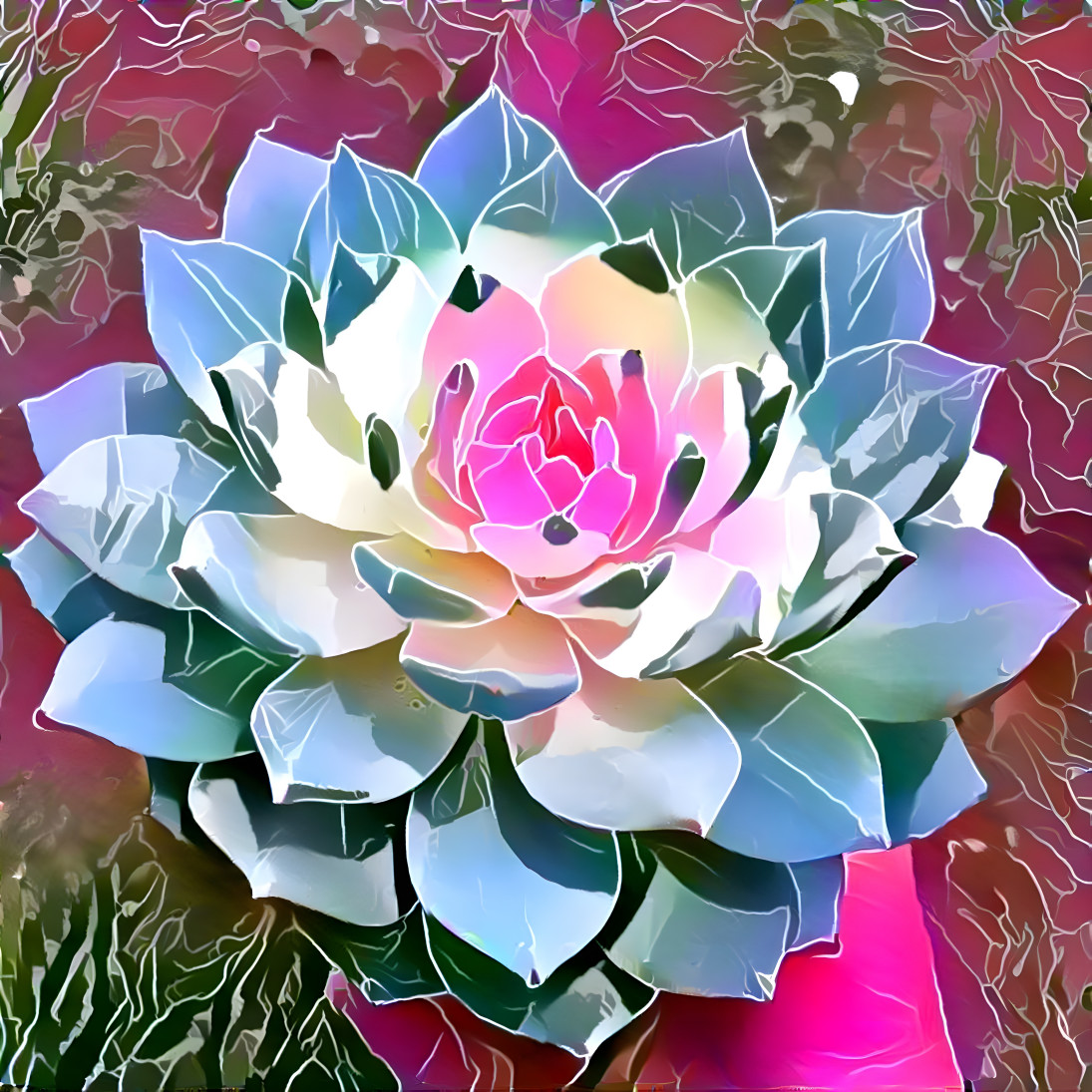 Rose succulent