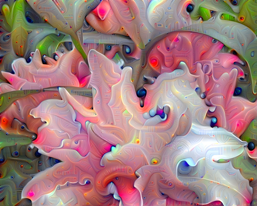 Pink deep dream