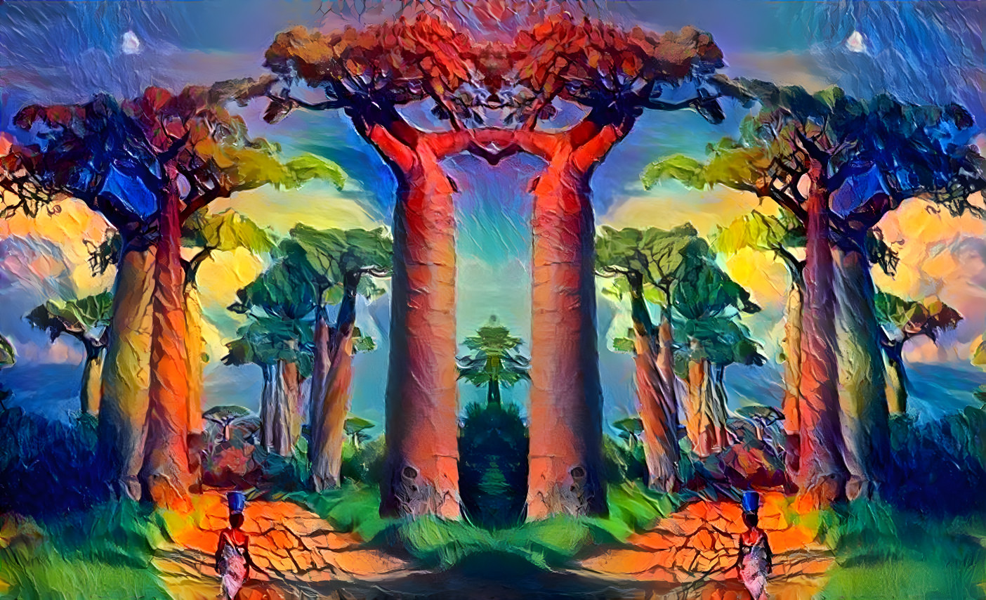 Double baobabs