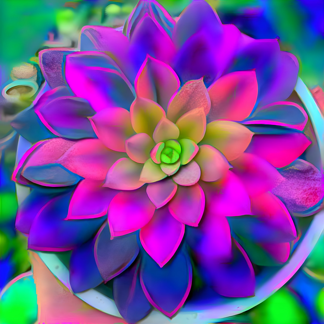 Psychedelic succulent 