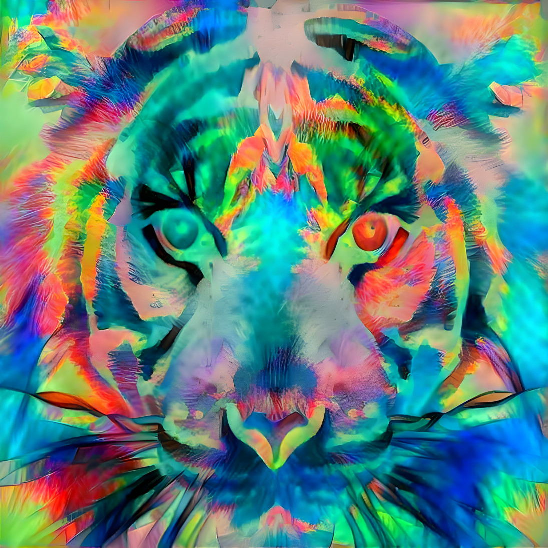 Cool summer tiger