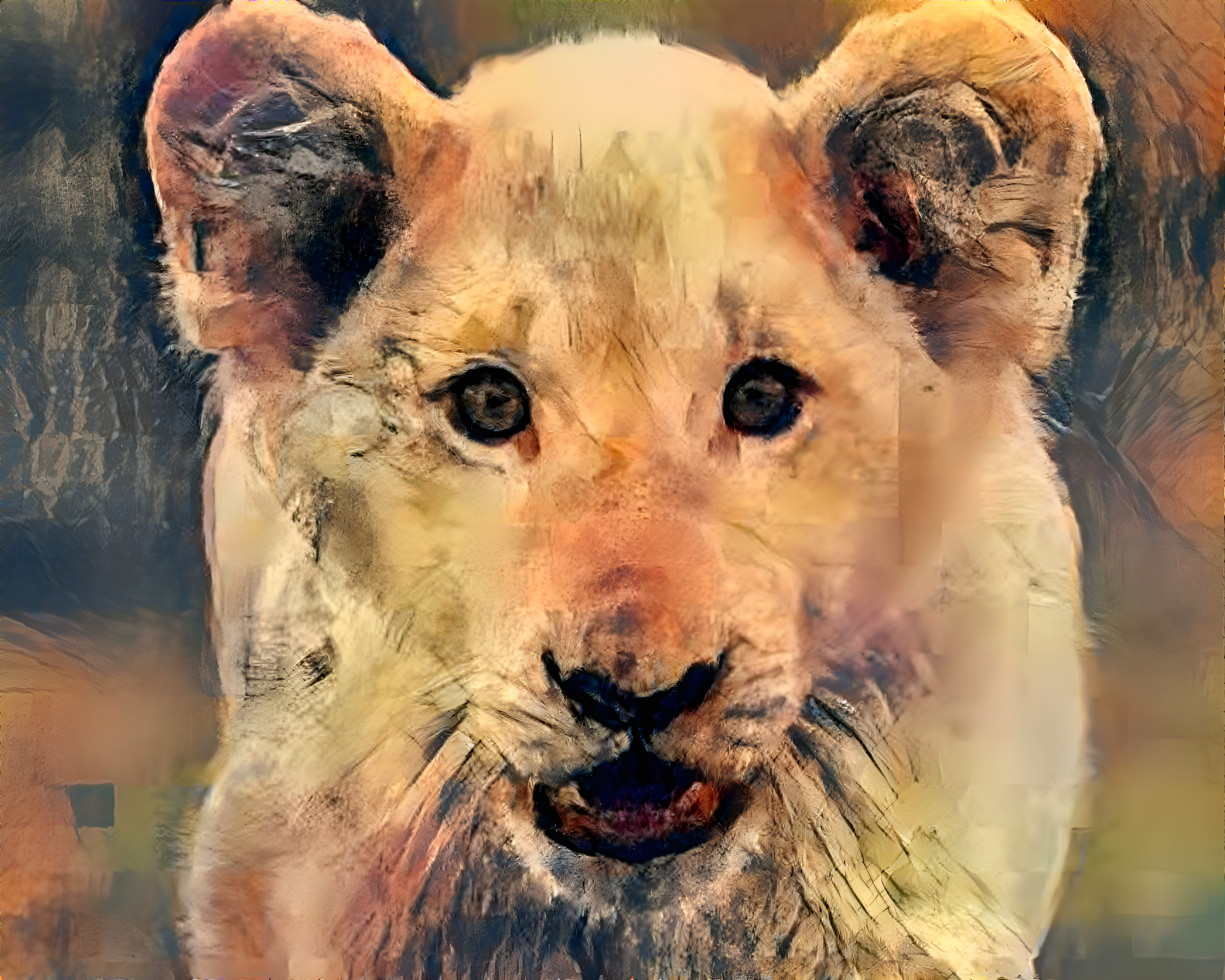 Lion cub