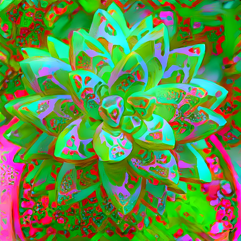 Psychedelic succulent