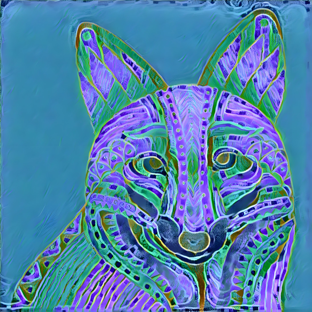 Abstract fox