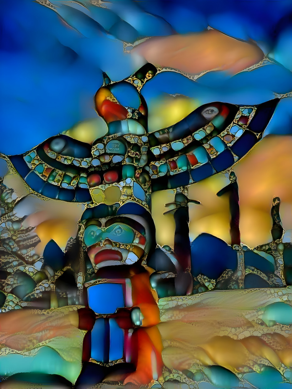 Totem Poles on Blake Island, WA