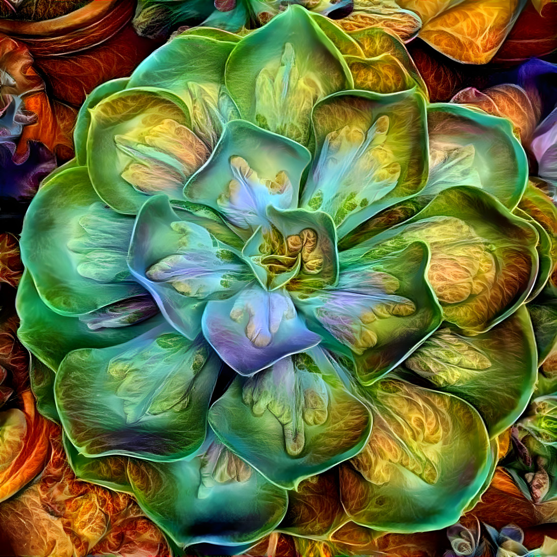 Layered succulent