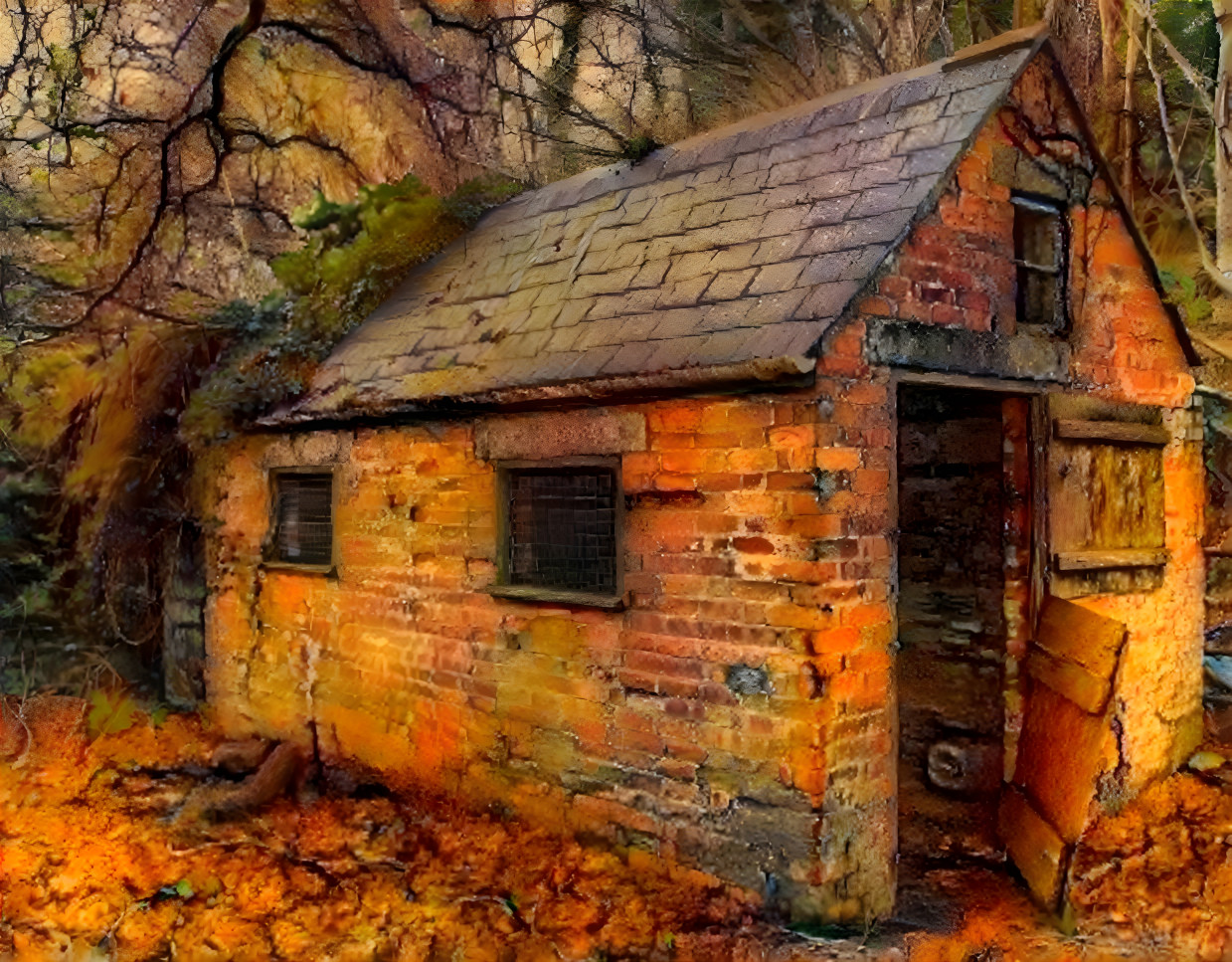 Old shed in Spanaway Washington