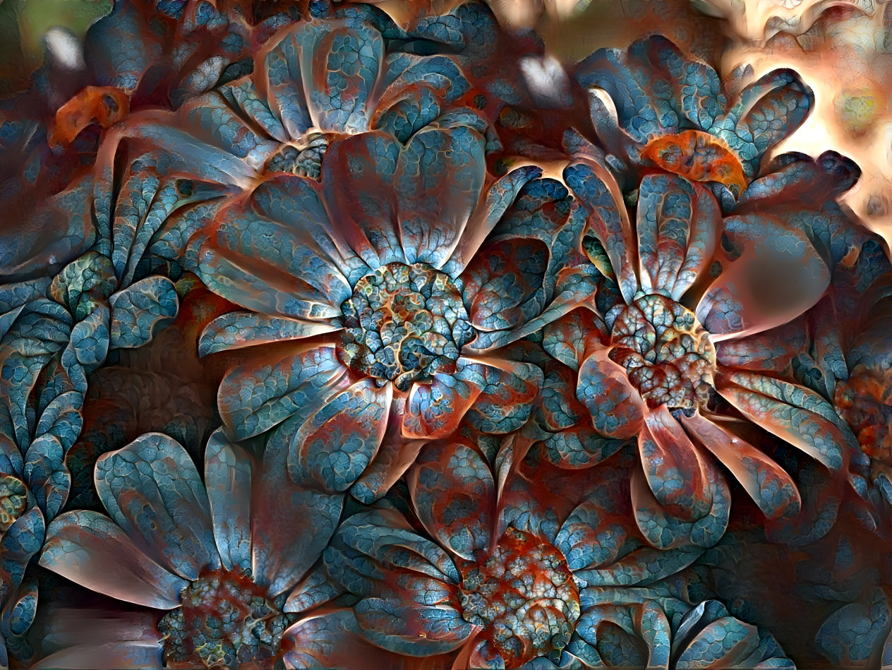 Burnished blooms