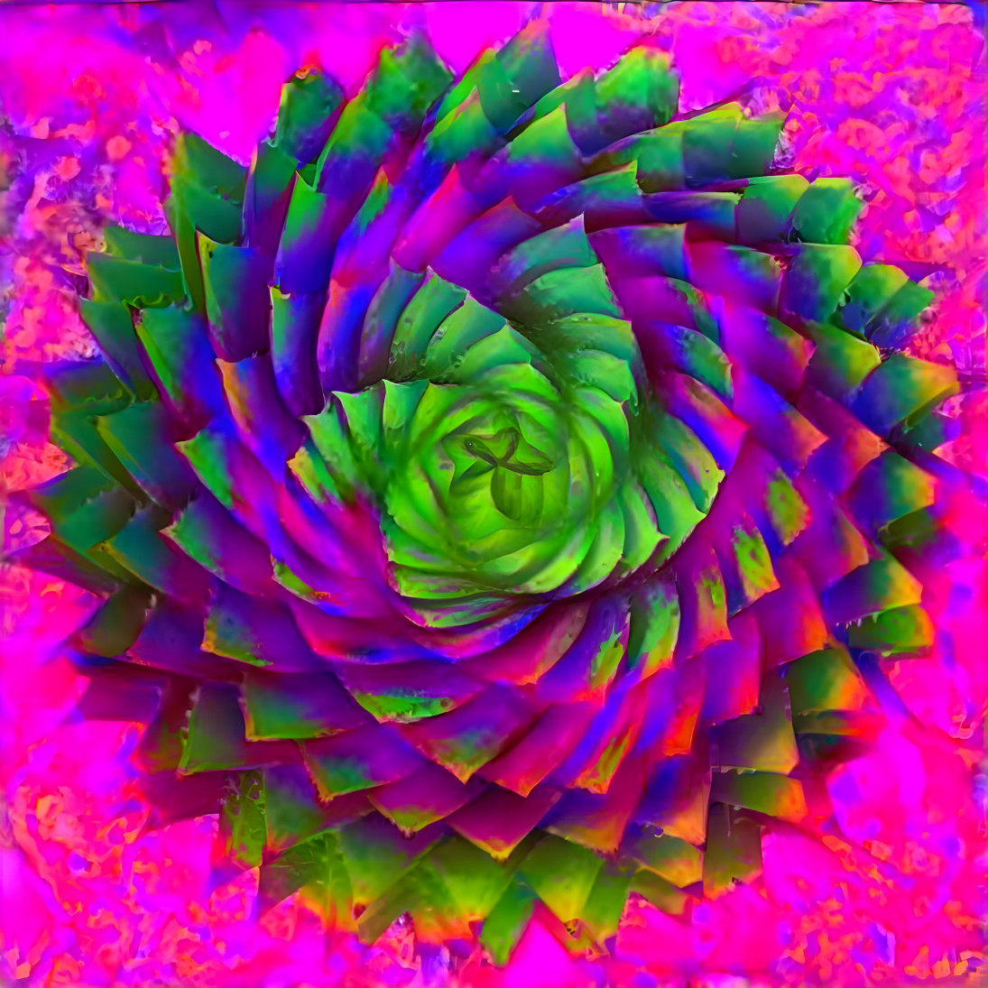 Fluorescent succulent