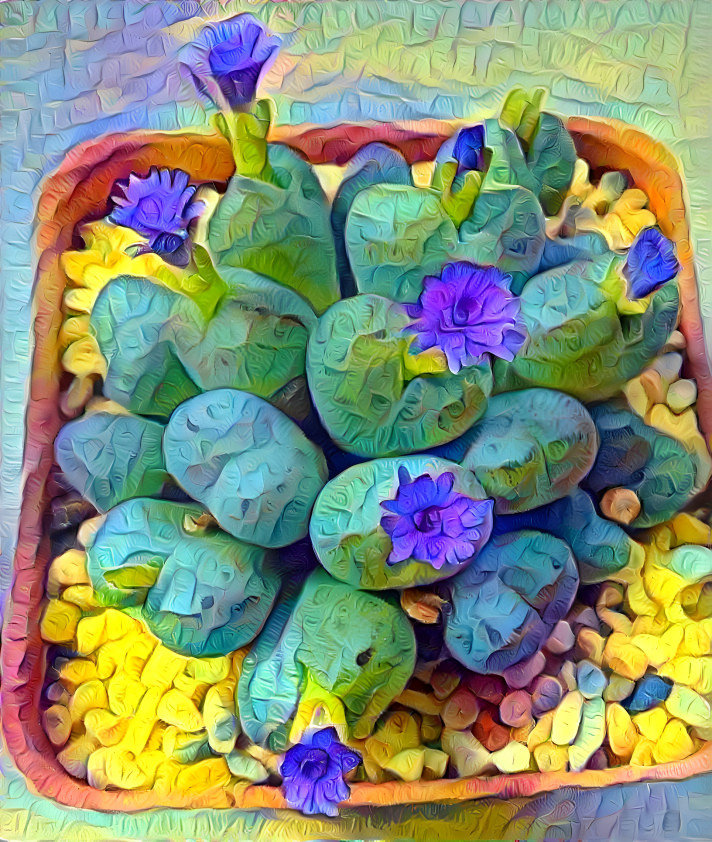 Bright succulent