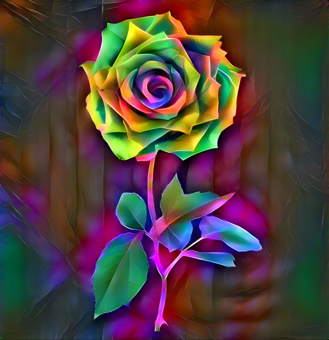 Colorful rose 