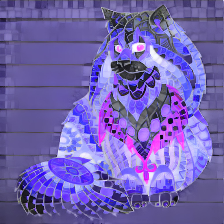 Indigo Tiles Cat 