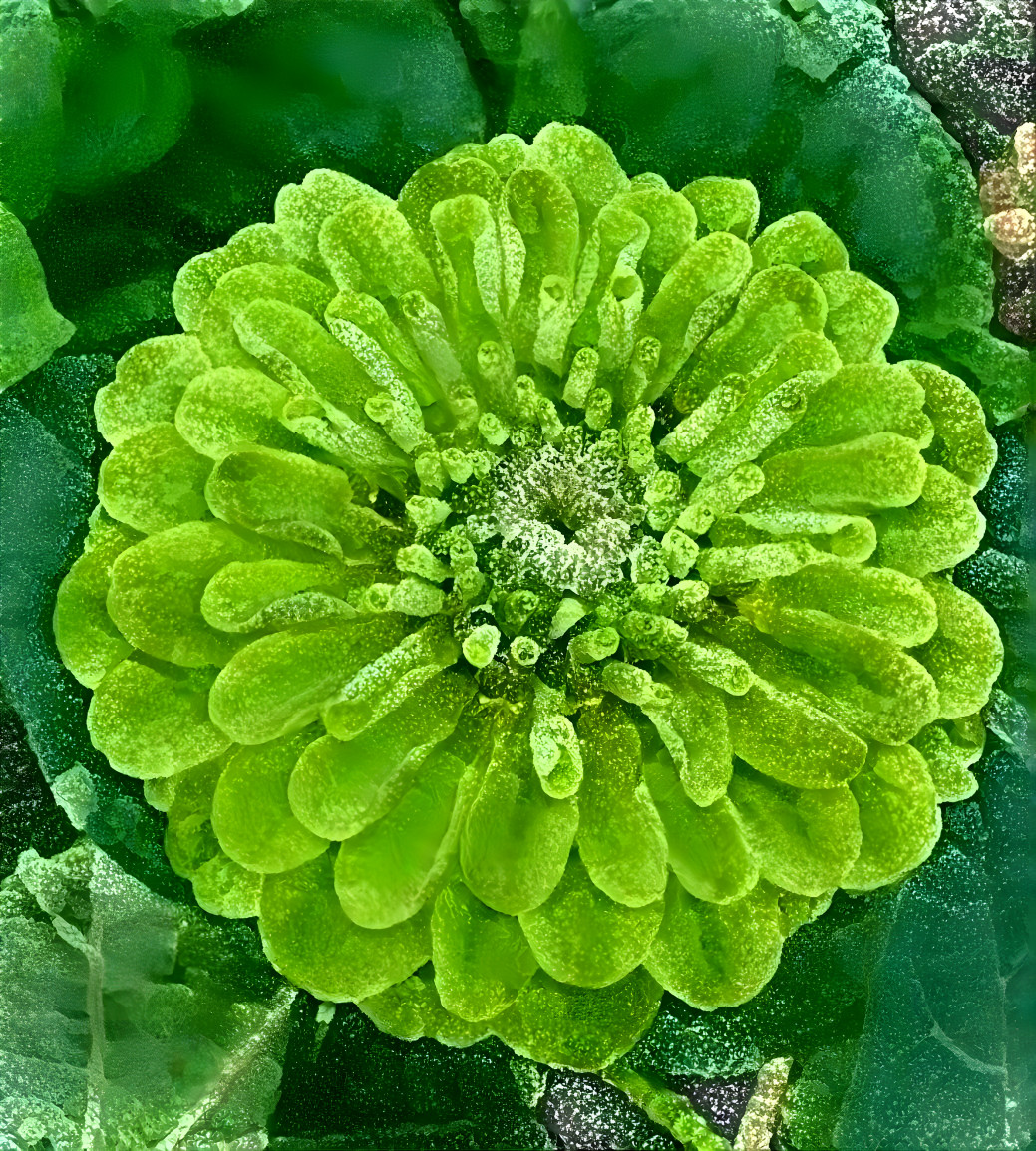 Green jelly bloom