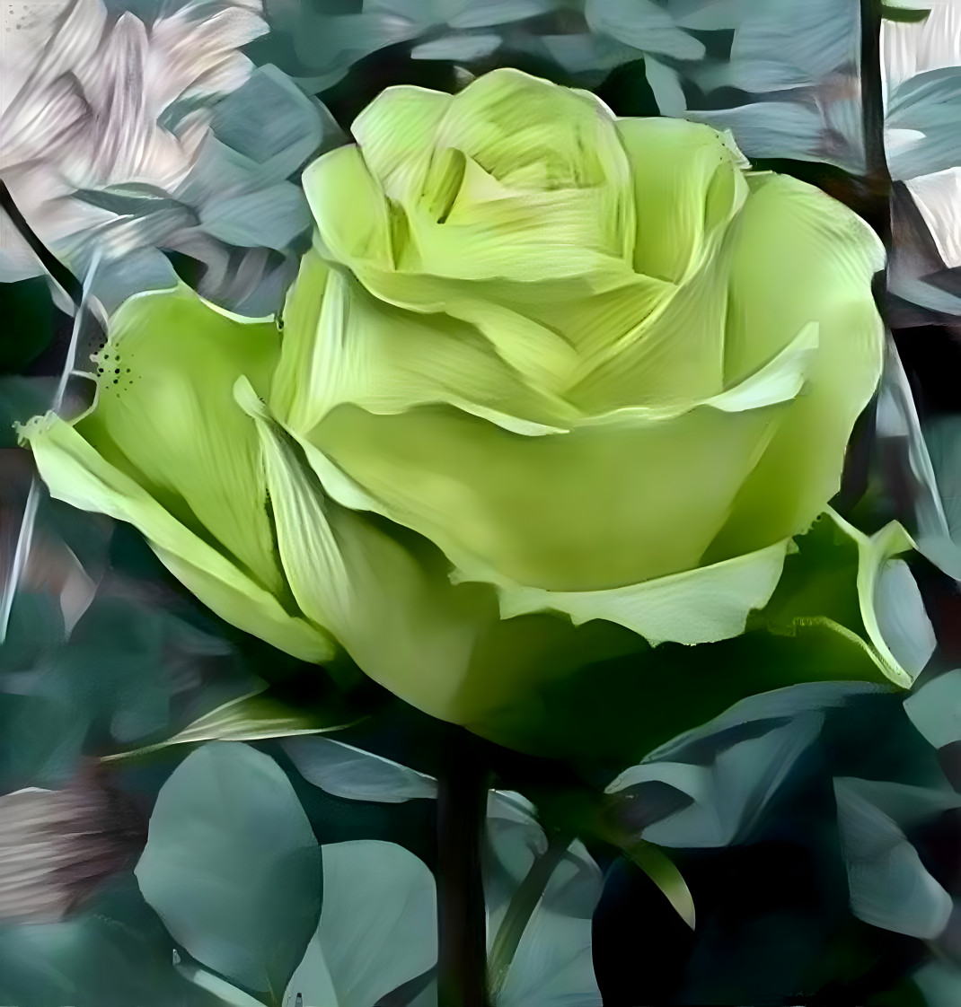 Lovely green rose