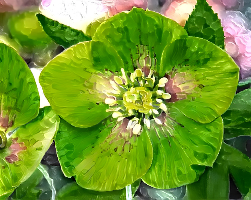 Green flower