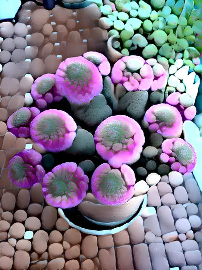 Velvet blooms succulent