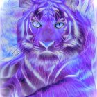 Purple feline creature with gemstone jewelry, butterfly wings, and moth symbol