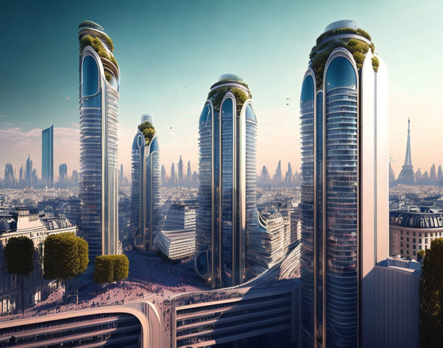  Paris in the year 2050