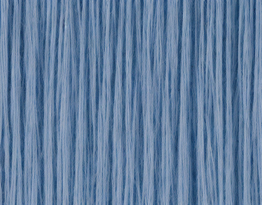 Blue Yarns Arranged in Parallel Creating Fabric-Like Pattern