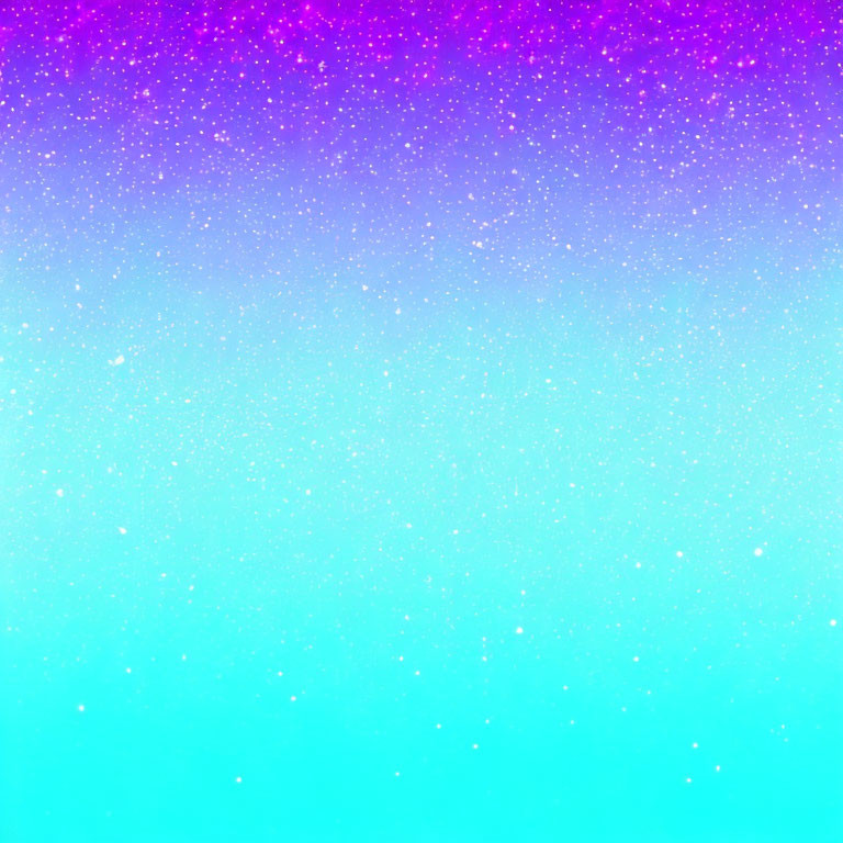 Gradient background with purple to blue transition and starry speckles