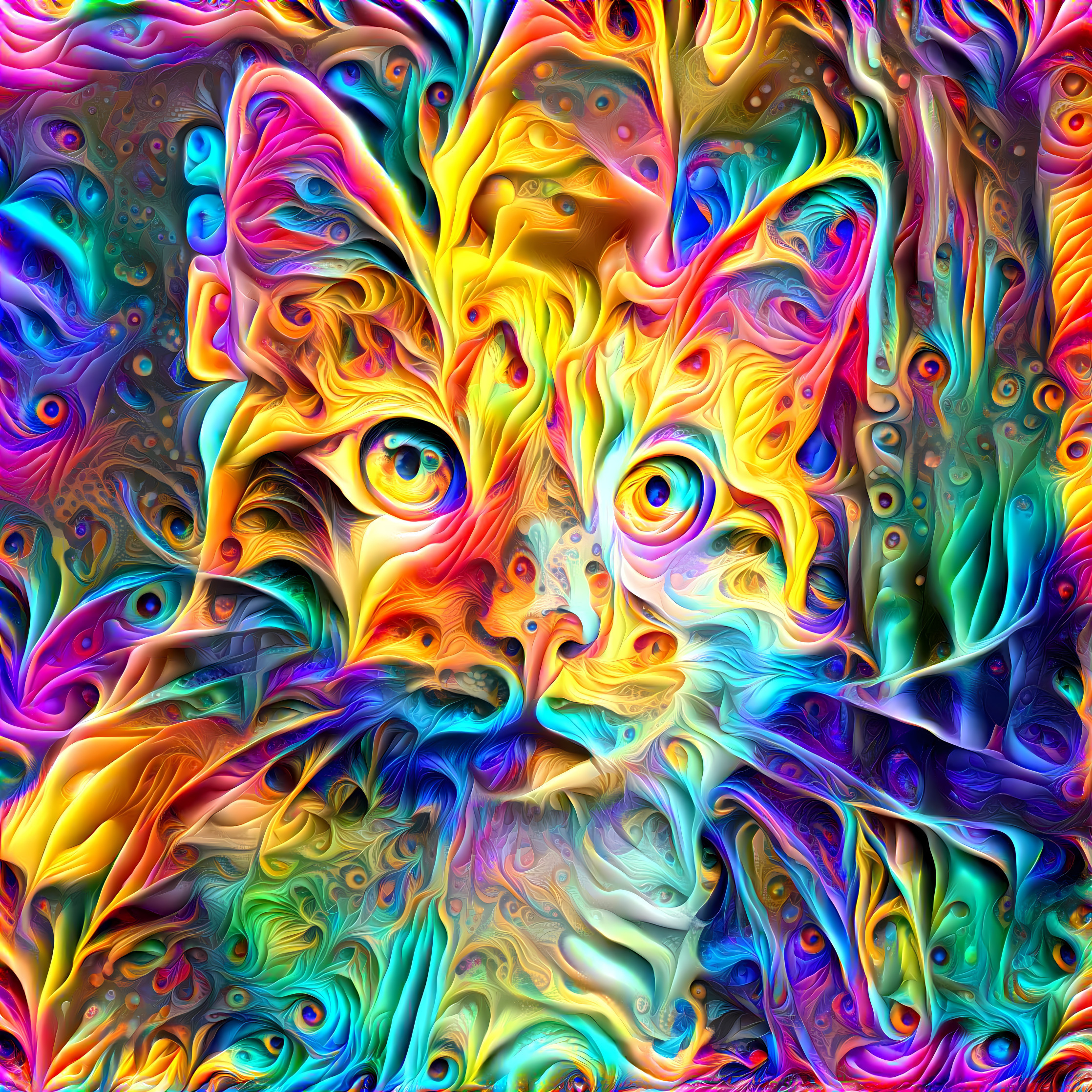 meow rainbow