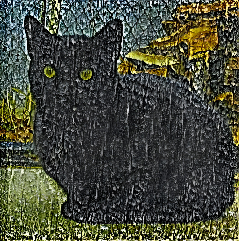 Black Cat/Burnt Wood