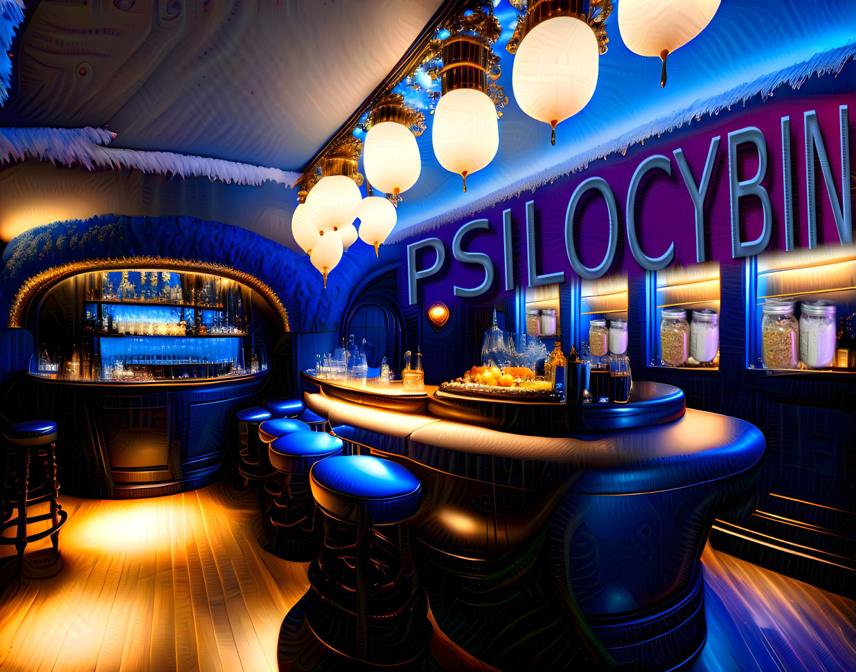 Mad Decor of The Psilocybin Psanctuary