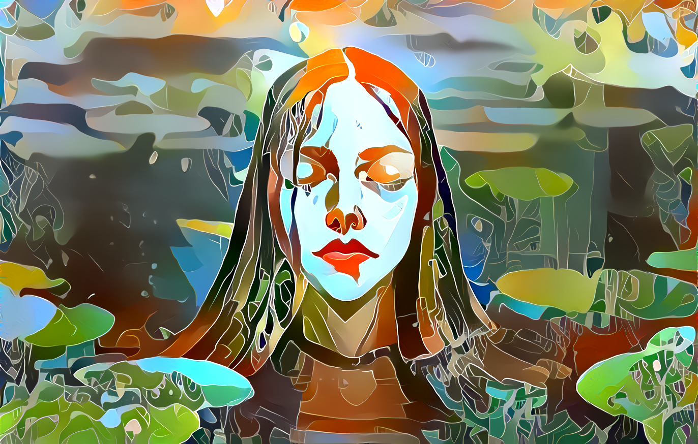 Girl in Pond 2