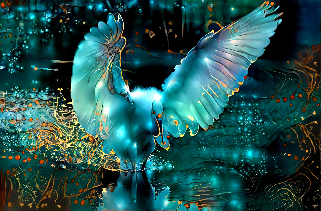 Cosmic Egret