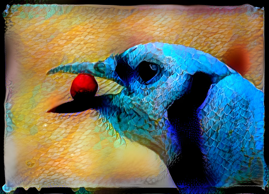 Blue Jay with Seed