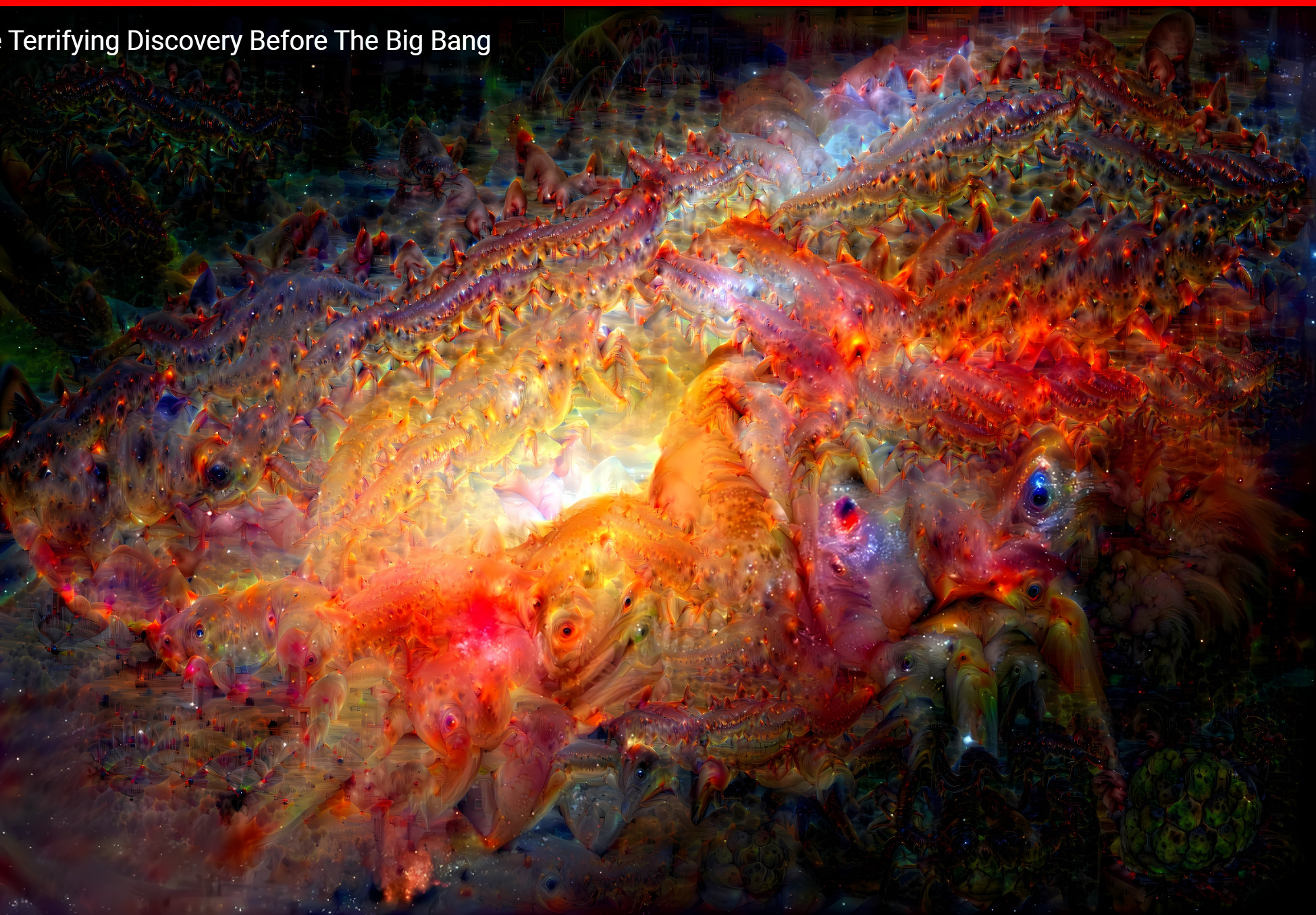 BIG BOOM GALAXY WAS MADE Blue & Red Dancing