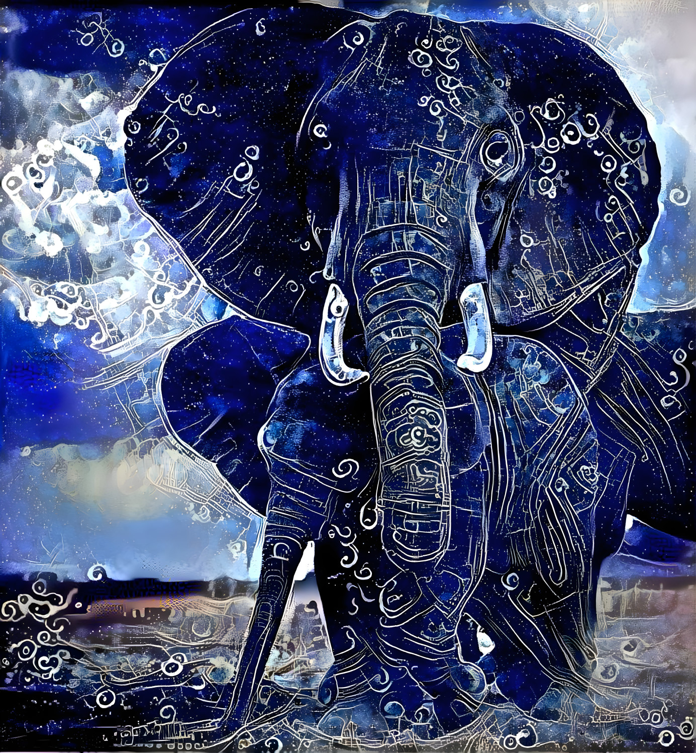 Elephant Blue