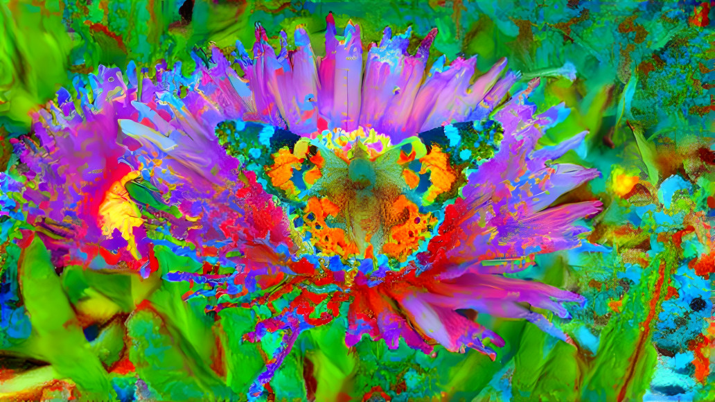 Psychedelic butterfly