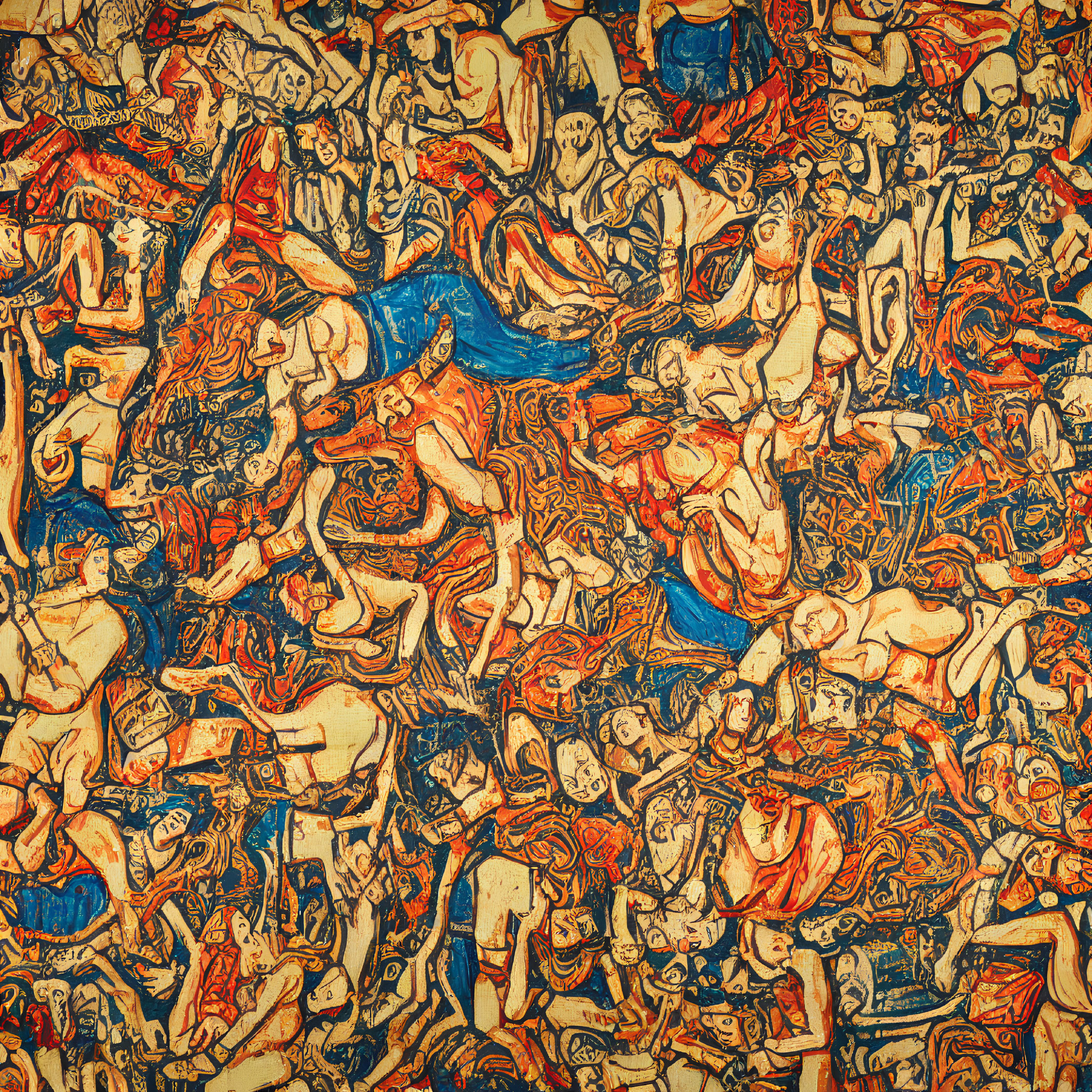 History of Man on One Tapestry