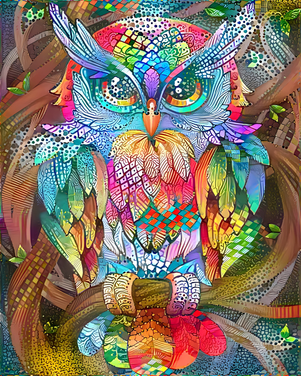 Patchwork Owl