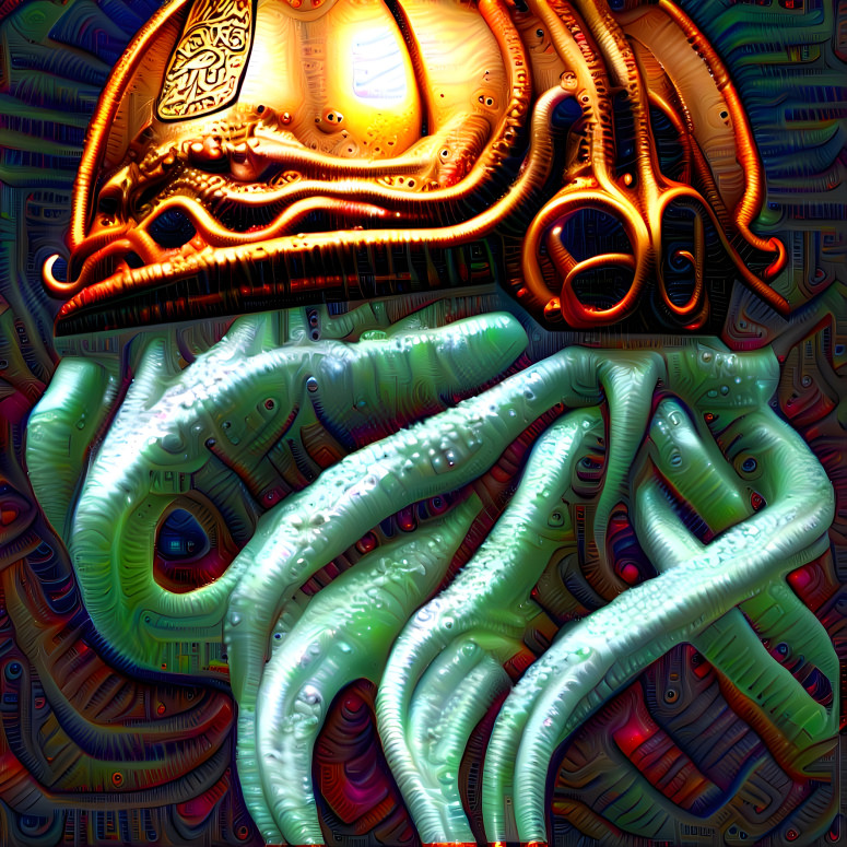 Cthulhu and Helmet