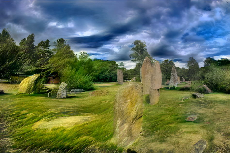 Les menhirs de Montheneuf