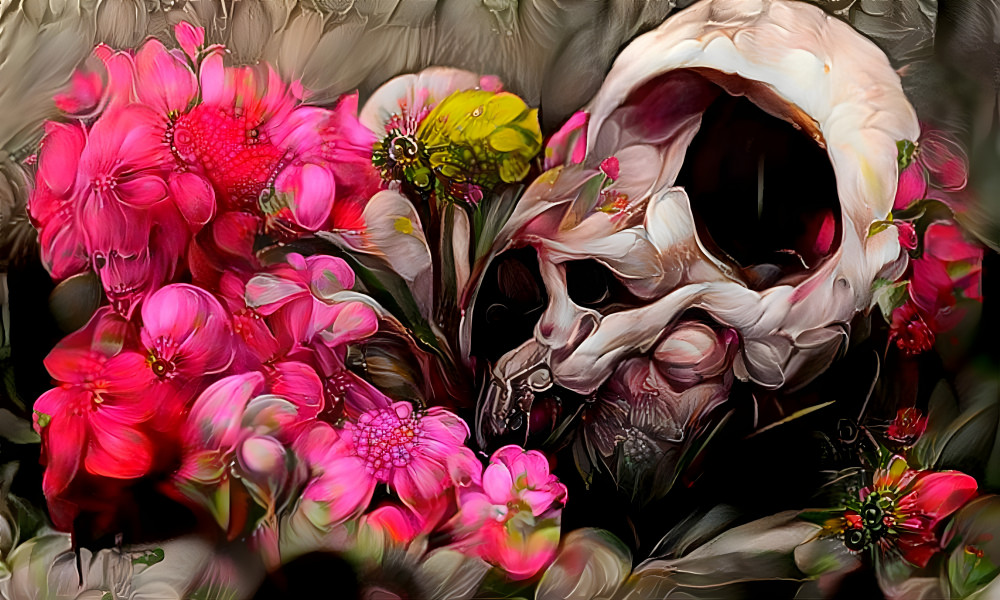 Skulls and Flowers