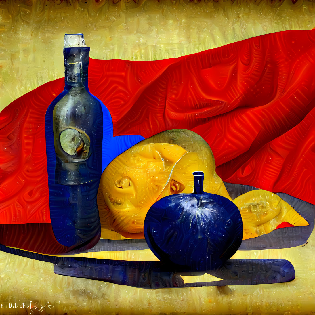 Still Life (after Petrov-Vodkin)