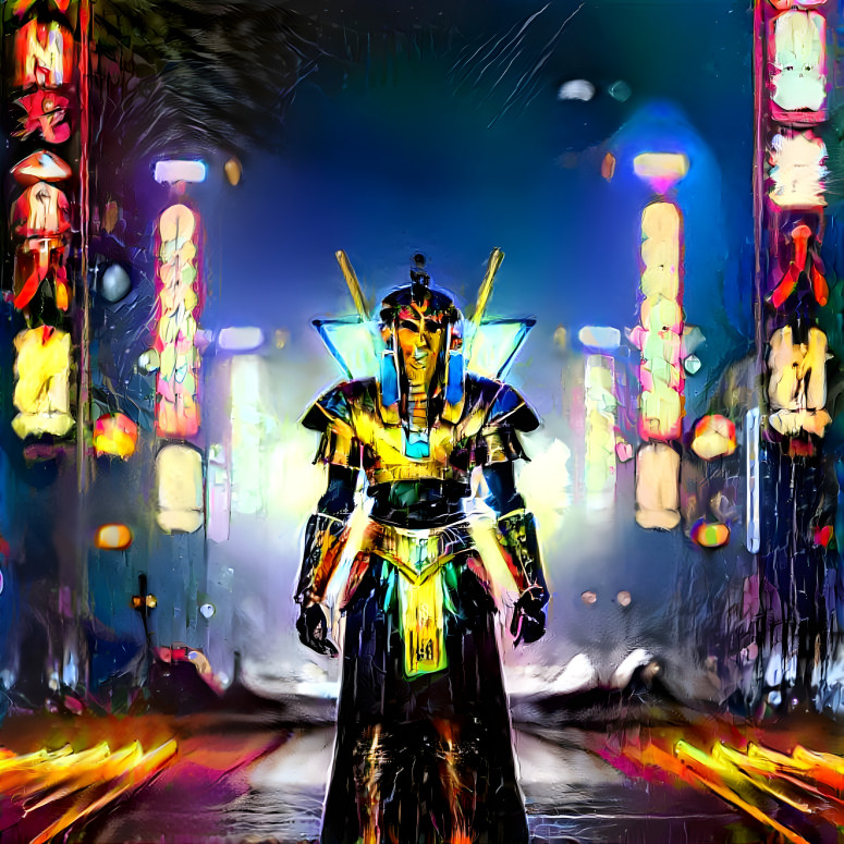 Cyberpunk Pharoah