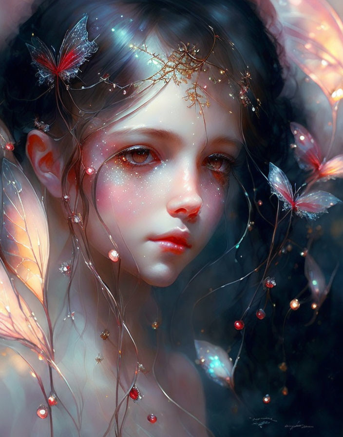 Sadness of a little fairy in these times of war.