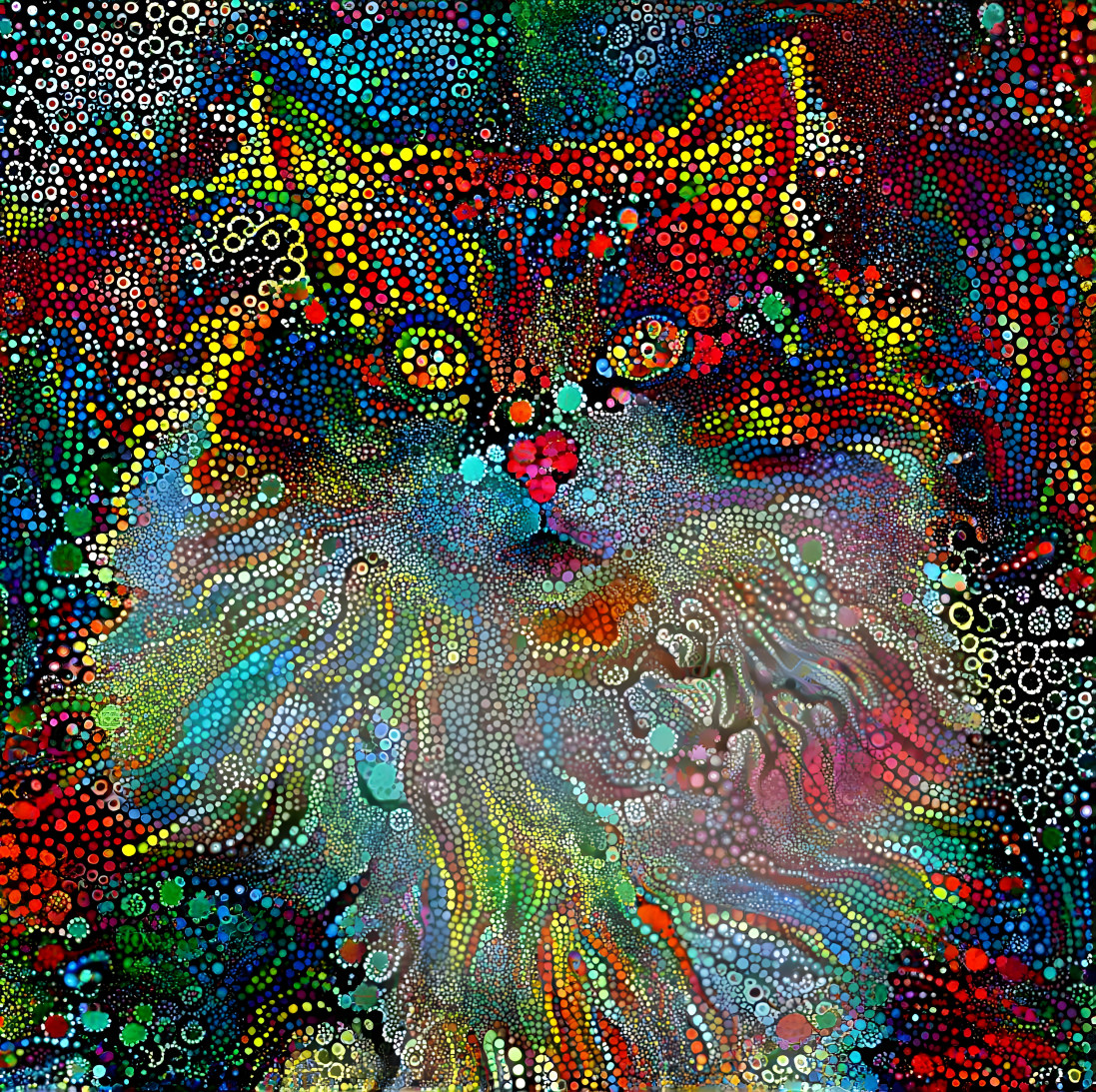 Pointillist Shebacat