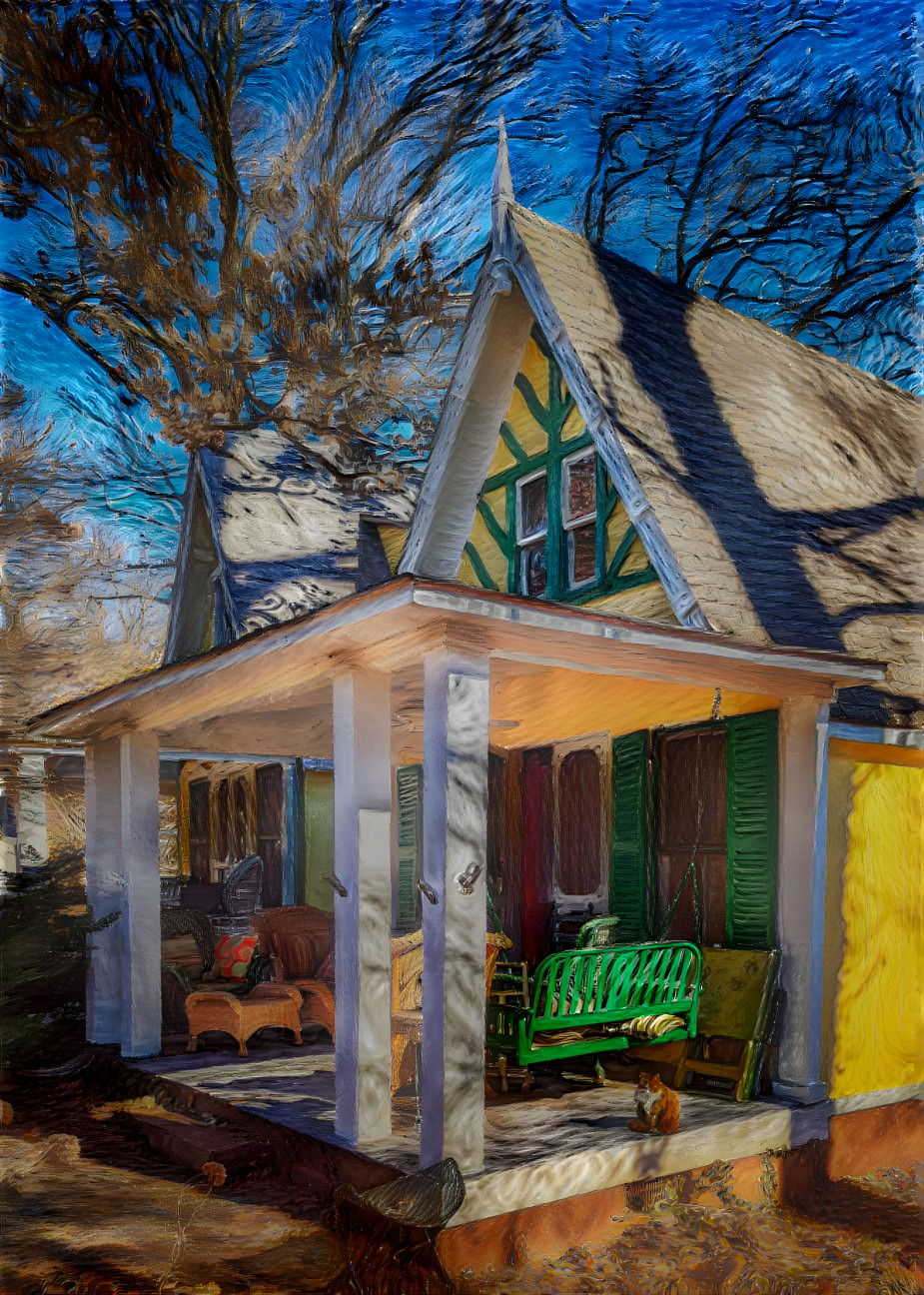 Maxine on the Porch, Washington Grove 