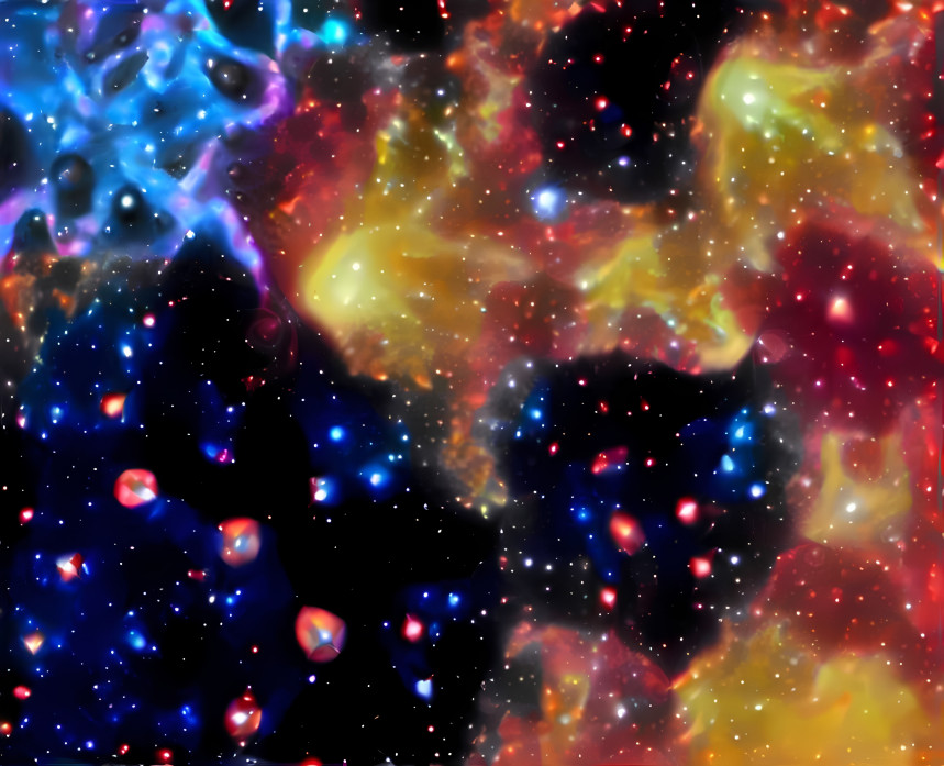 A Fractal Nebulae - stablediffusion remix