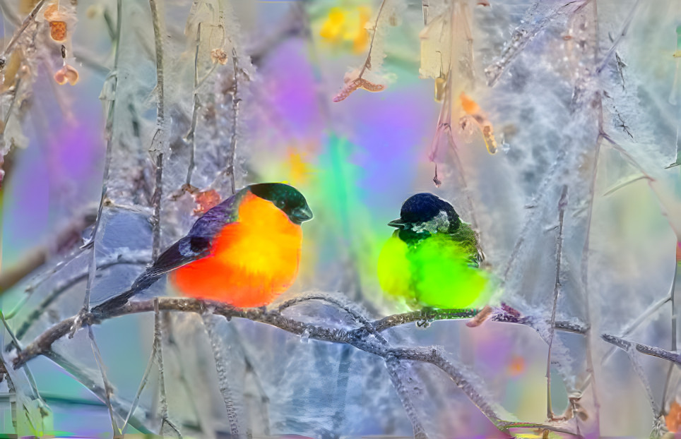 Birds in winter 