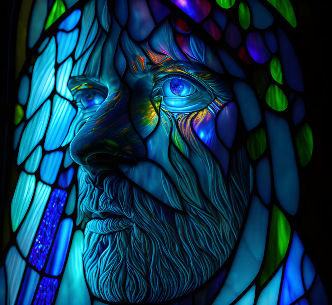 Stained Glass Man