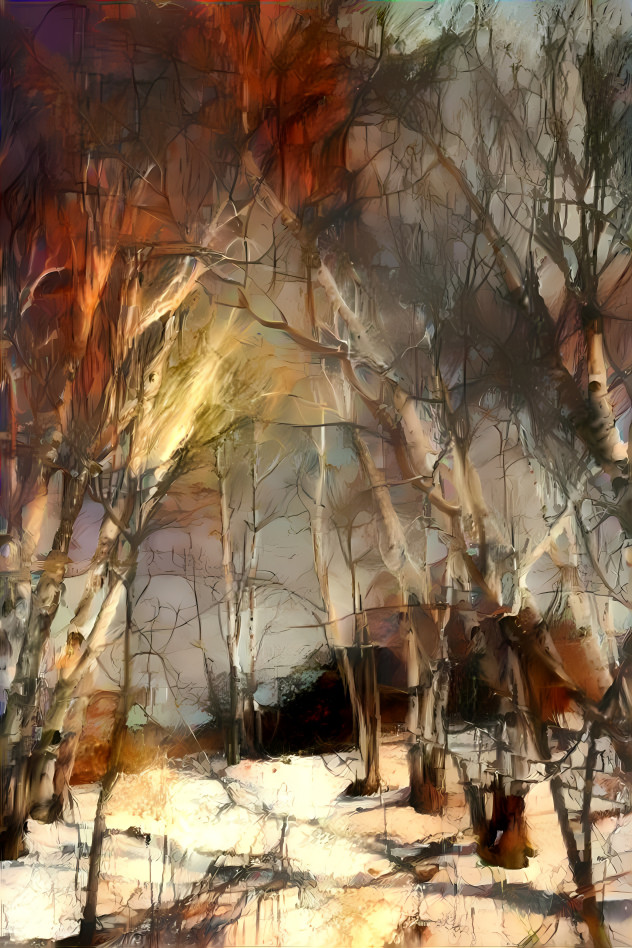 under the birches