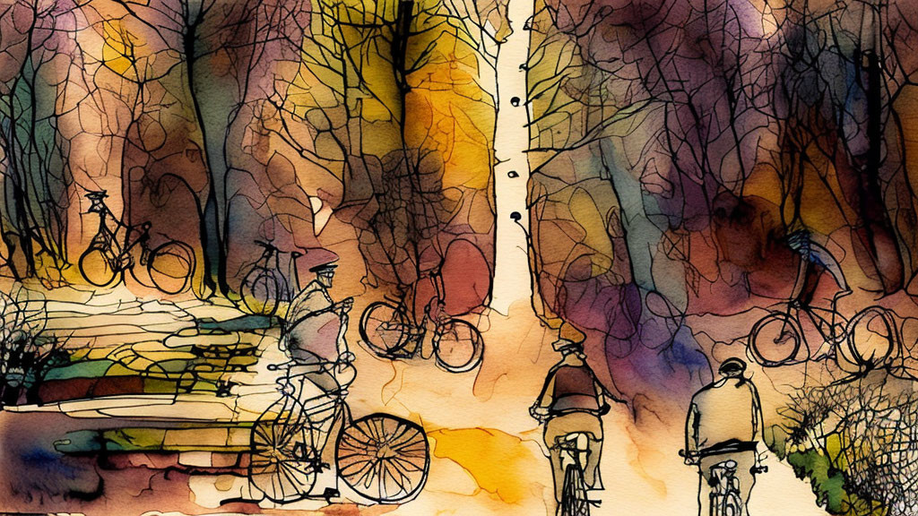 Bikes in the Forest