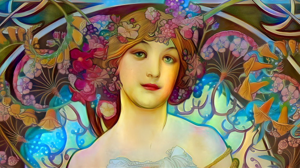 Mucha dream girl